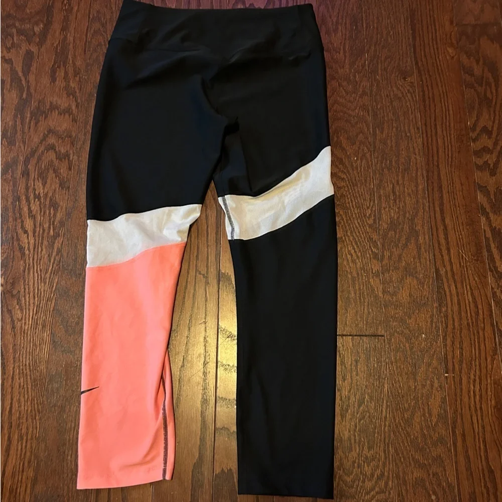 Nike color block  mesh leggings